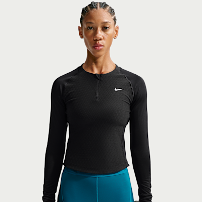 Nike Pro Sculpt Women's Dri-FIT 1/4-Zip Long-Sleeve Top. Nike IL